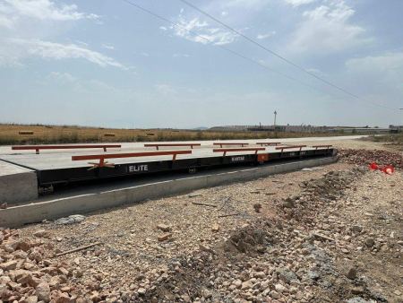 Sahada Zemin Üstü Tır Kantarı Uygulaması — Kurulum Aşaması