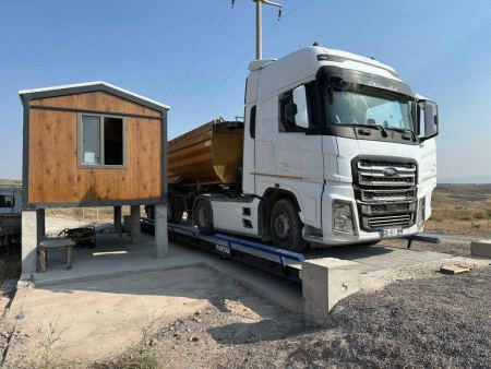 Sahada Zemin Üstü Tır Kantarı Uygulaması — Montaj Anı