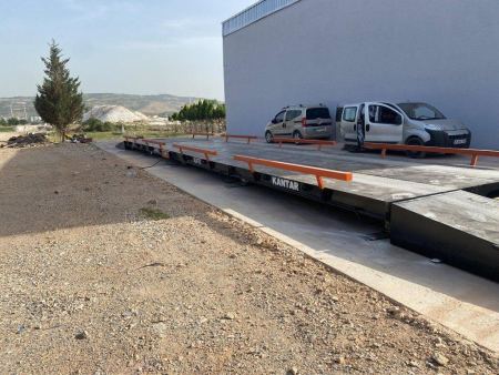 Tır Kantarı Montaj Süreci Zemin Üstü