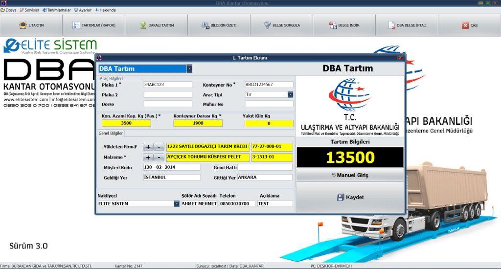 DBA Kantar Programı