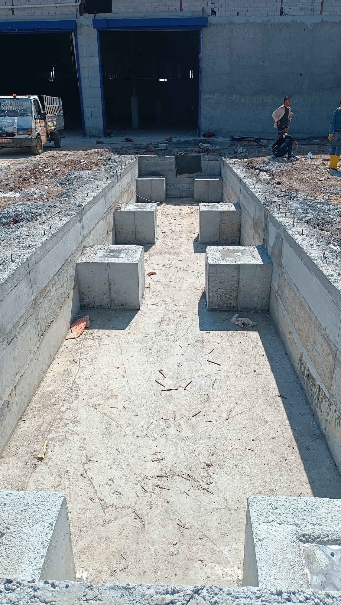 Kantar Temel Betonarme Çalışması — Tamamlanmış Hali