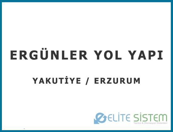 ERGÜNLER YOL YAPI - YAKUTIYE/ERZURUM
